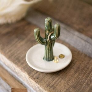 Ceramic Cactus Ring Holder